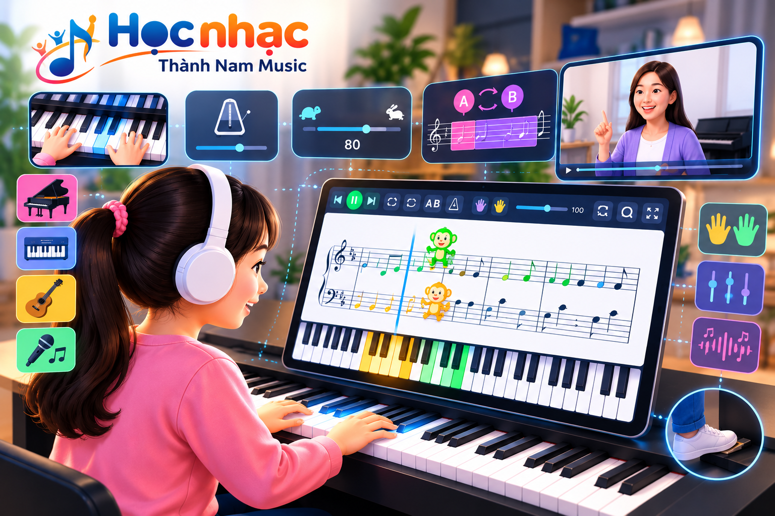 Học nhạc thú vị và hiệu quả hơn với công nghệ hỗ trợ
