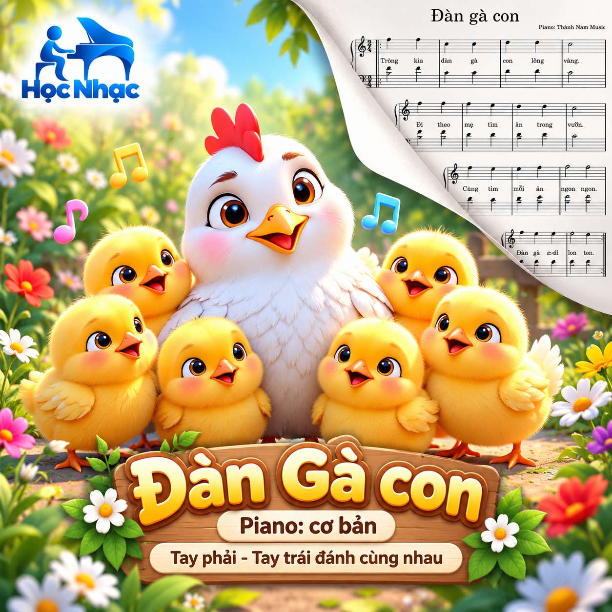 Đàn Gà Con (2 tay giống nhau)